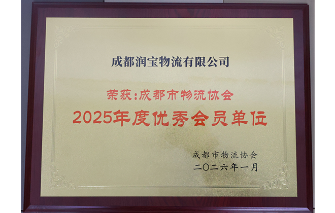 2025年度优秀会员单位（物流协会颁发）